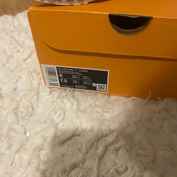 Nike blazer blue swoosh size 7.5 - Picture 6 of 7